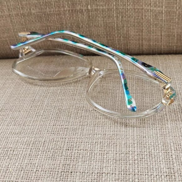Givenchy Women Eyeglasses Frame AQUA DELUXE CLEAR Vision Glasses Made in Italy - Picture 5 of 12